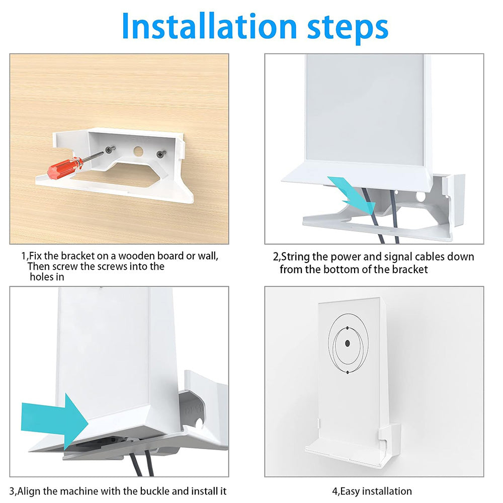 Durable ABS Wall Mount for Starlink Gen 2 Router