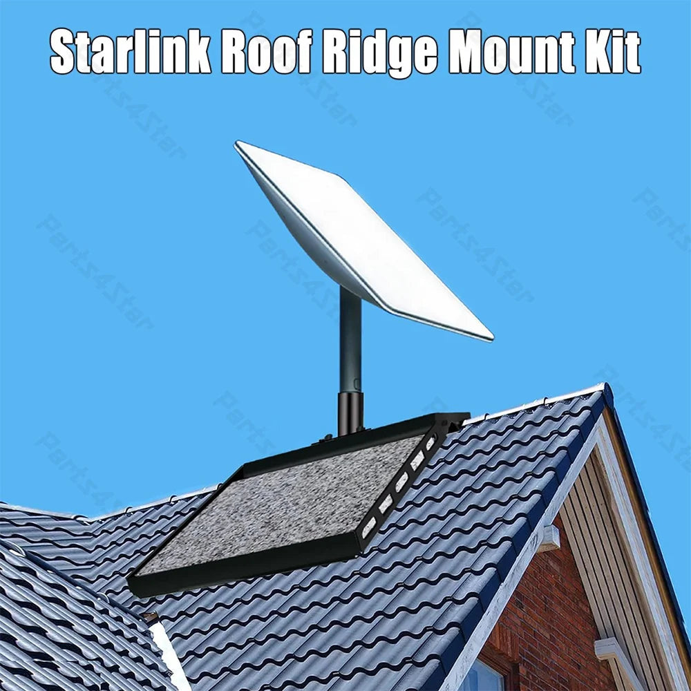 Adjustable Roof Ridge Mount for Starlink Gen 2 Satellite Dish